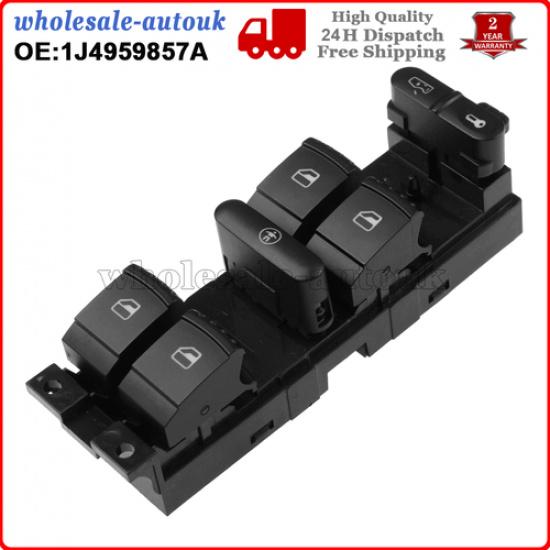 Spare Parts Electric Window Switch For SEAT LEON 1M1 99 to 06 1J4959857A