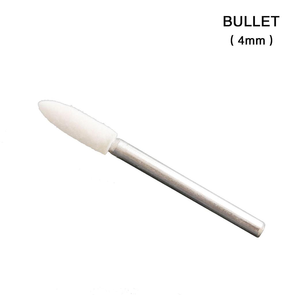 Compress Wool Polishing Wheels Wool Felt Grinding Bits Buffing Tips  for Dremel Rotary Tool