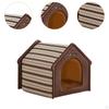 Cat Bed House Calming,Sleeping Snooze Soft Anti Slip Bottom Pet Semi Closed for Puppy Dog
