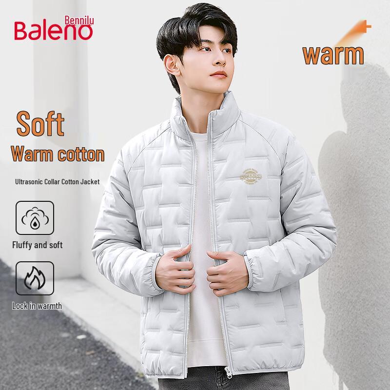 Baleno Men's Winter Stand Collar Padded Jacket