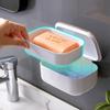 Portable Soap Holder  For Home Bathroom Storage For Soap Dish Waterproof Bathroom Products High Capacity Gadgets For Home