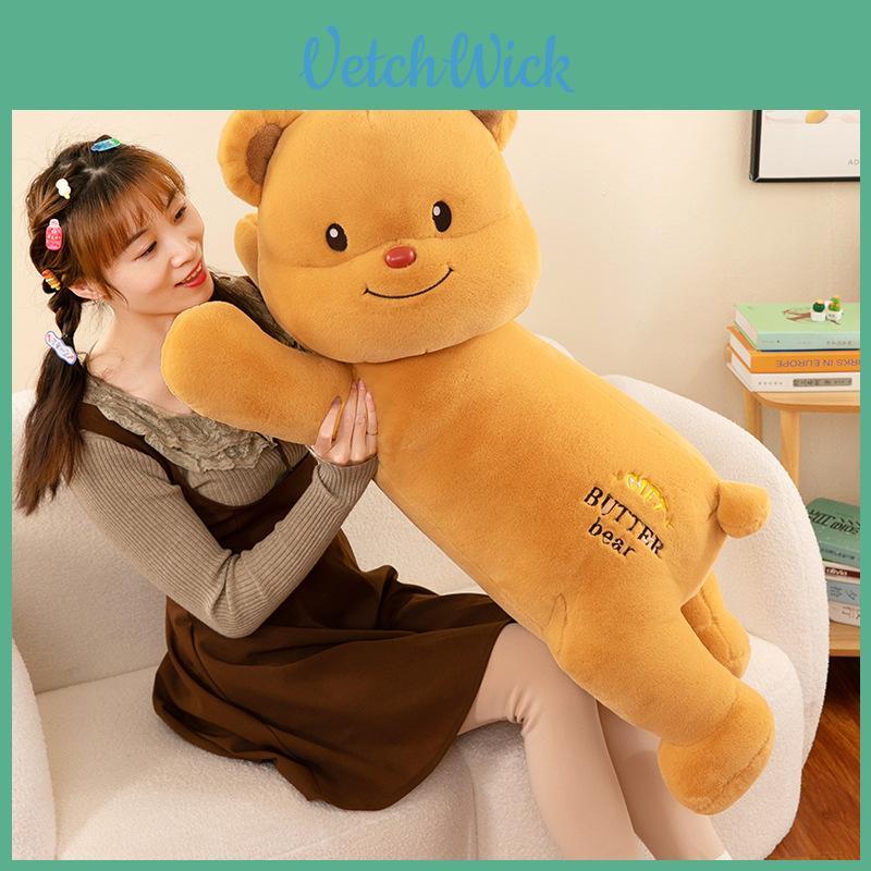 Butter Bear Cute Plush Doll With Short Hair For Collectors And Gift Giving