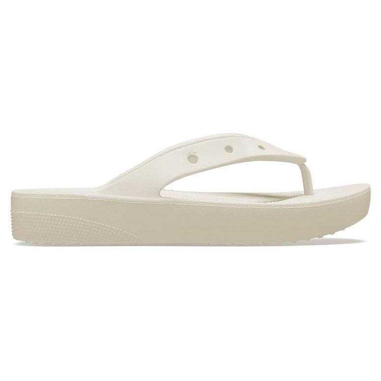 Crocs Classic Platform Flip Beige Women's 207714-2Y2