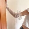 Lace Ribbon Arm Cuffs Sun-proof Wrist Cuffs Fashion Lolita Arm Sleeve  Wedding