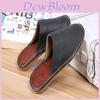 Classic Leather Men Slipper Shoes With Closed Toe Indoor House Comfort Size 911