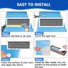 Custom Size Air Vent Filter Cotton, Washable HVAC Air Filter Mesh for Floor, Wall and Ceiling Vents, Blue and White