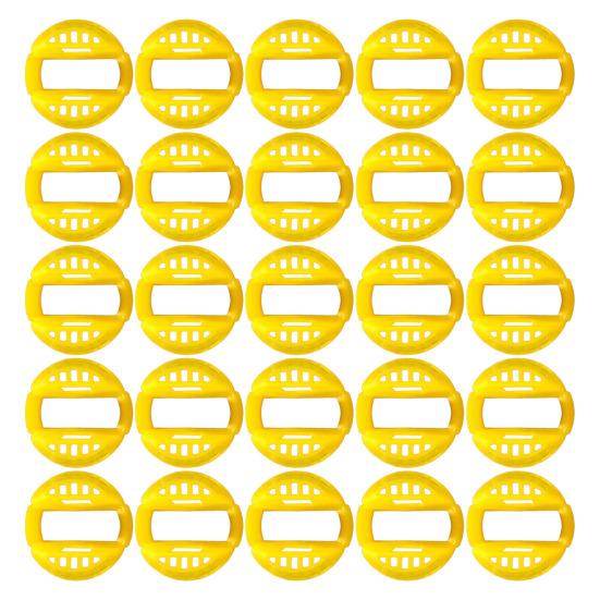 25Pcs 3D Printed Washbasin Filter Hair Catcher Filter 35mm Inlet Sink Water Filter Reusable Drain Strainer for Bathroom Kitchen