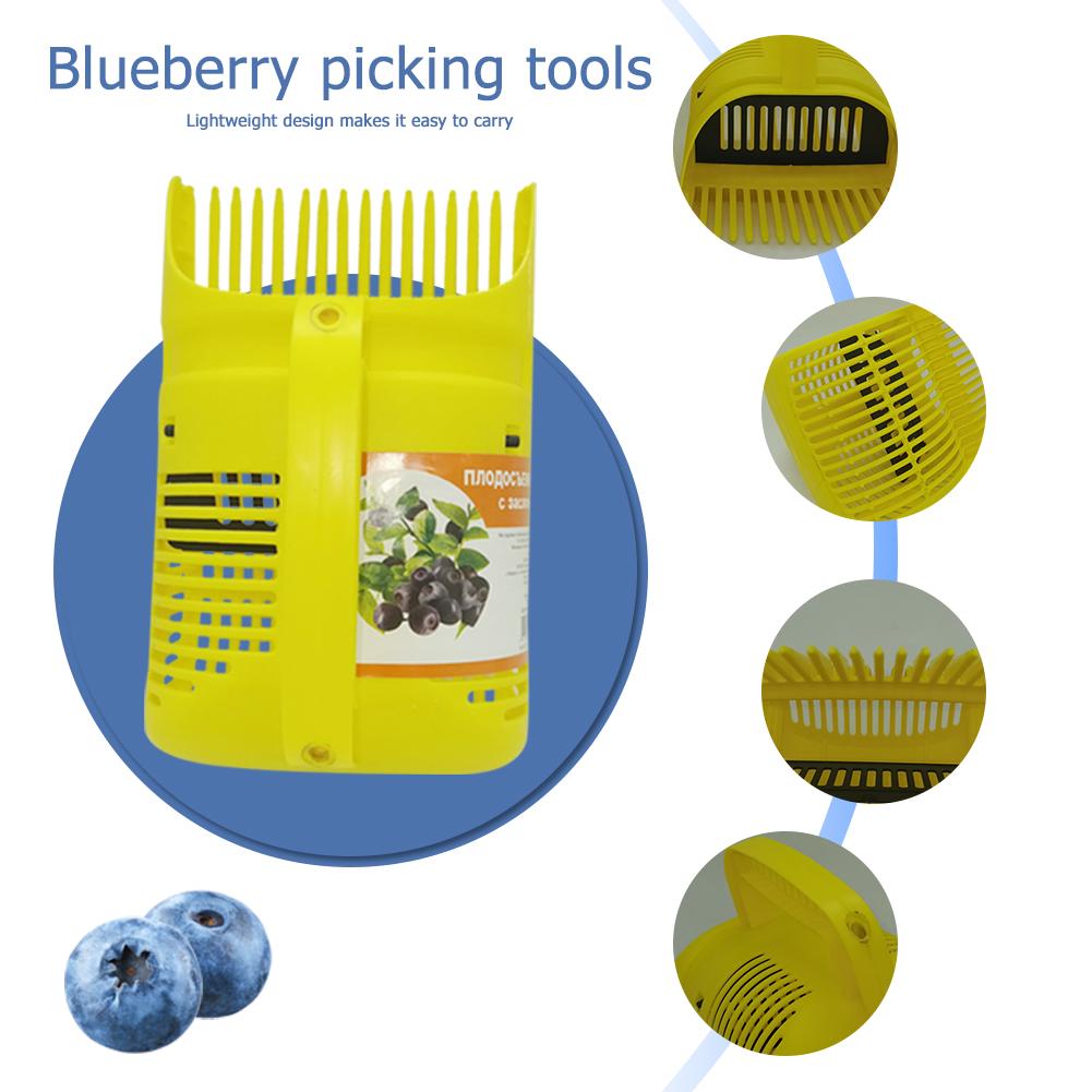 Fruit Picker Handle Blueberry Collection Harvester Shovel Tool Picking Garden Tool Berry Comb for Blueberries Cranberries