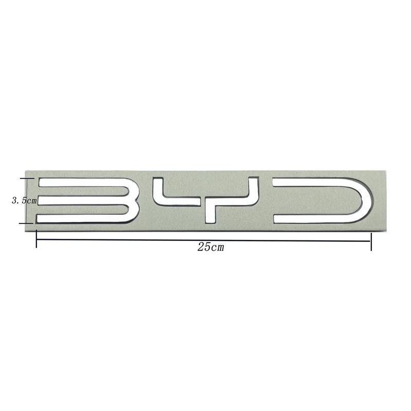 For BYD SEAL QIN HAN SONG Plus ATTO3 SEAL ABS Chrome Black Logo BYD Emblem Letters Stiker Car Trunk Badge Auto Parts Accessories