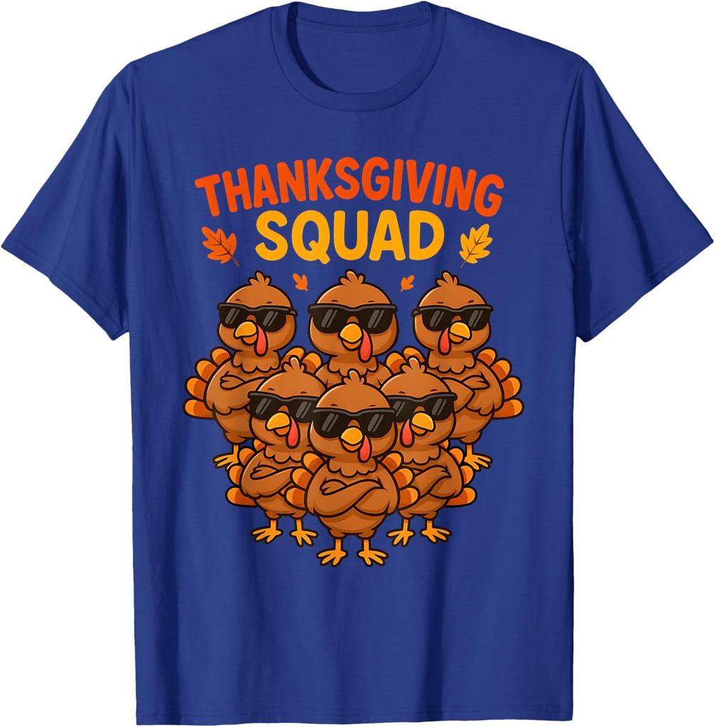 Funny Thanksgiving Turkey Squad Crew Outfits Unisex T-Shirt
