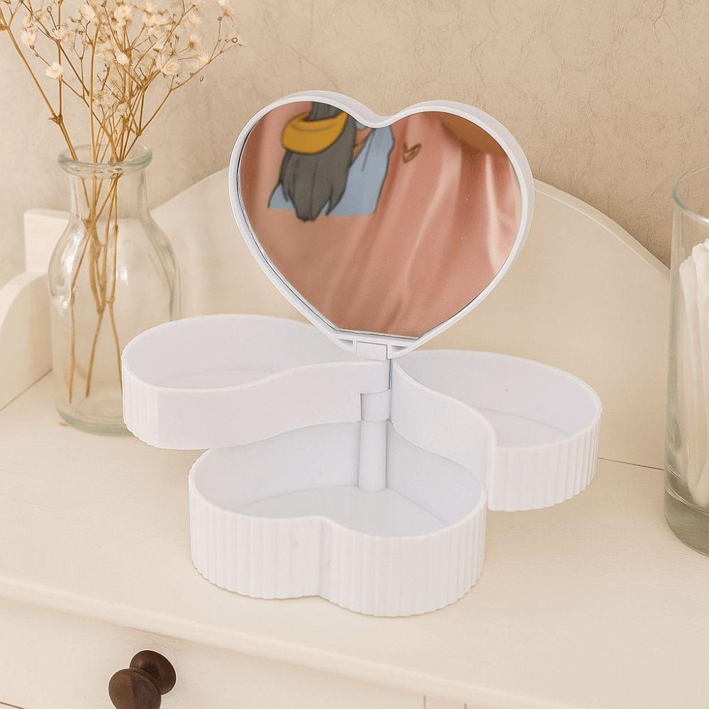 Large Capacity Jewelry Organizer Double Layer Jewelry Display Box  Travel Storage