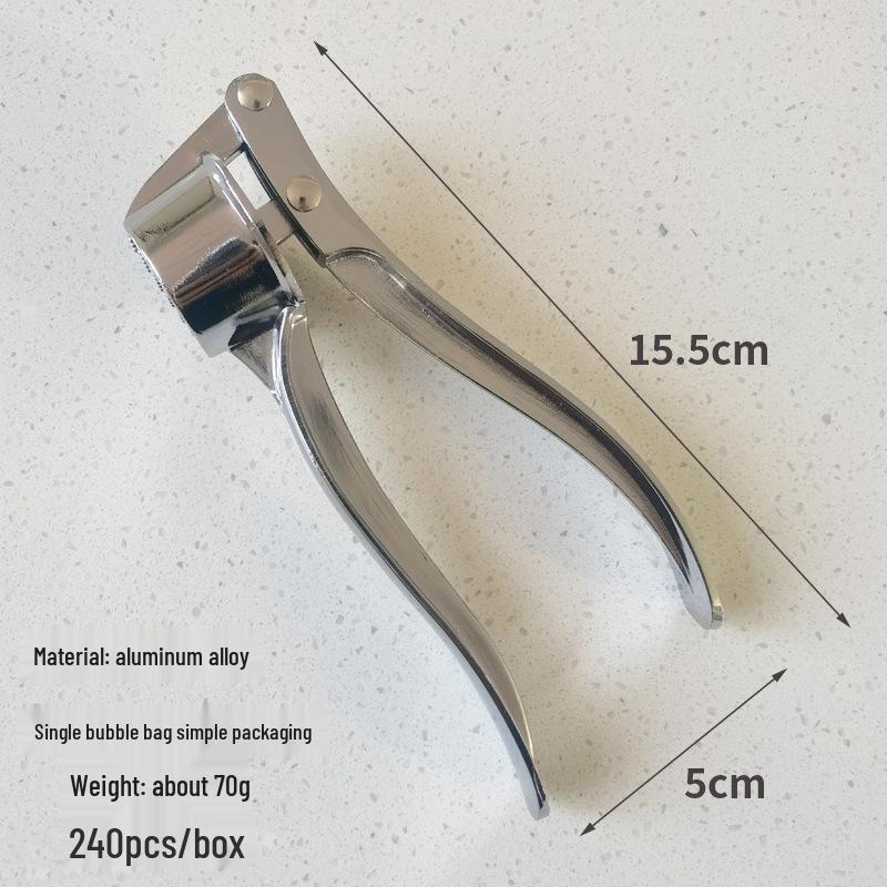 Newcomer Discount: Manual Garlic Press & Mincer - Durable Aluminum Alloy