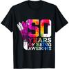 50 YEARS OF BEING AWESOME BADMINTON 50TH BIRTHDAY T-Shirt(1)