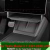 Behind Screen Hidden Storage Box, Console Organizer for Tesla Model Y Juniper 2026 Model 3 Highland 2025 Interior Accessories