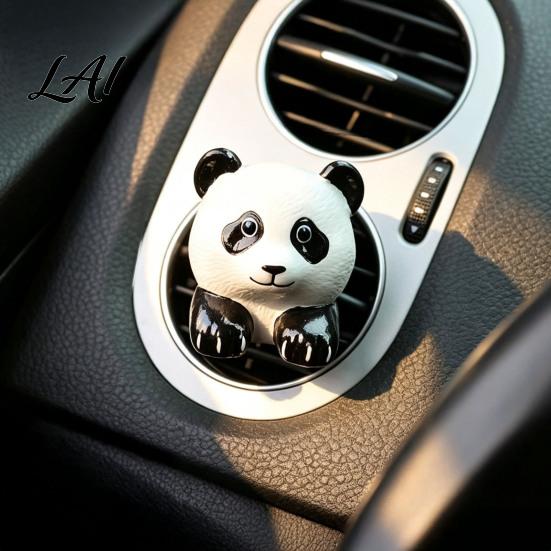 Essential Oil Diffuser for Car Cute Vent Clip Lying Cat/Tiger/Panda/Rabbit Air Freshener Holder SUV Clip Truck Interior Dashboard Decor with