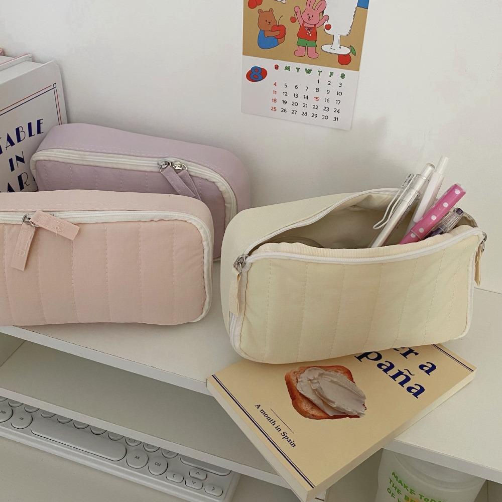 Multi-function Pencil Pouch Soft Makeup Box Portable Pencil Case  Girls