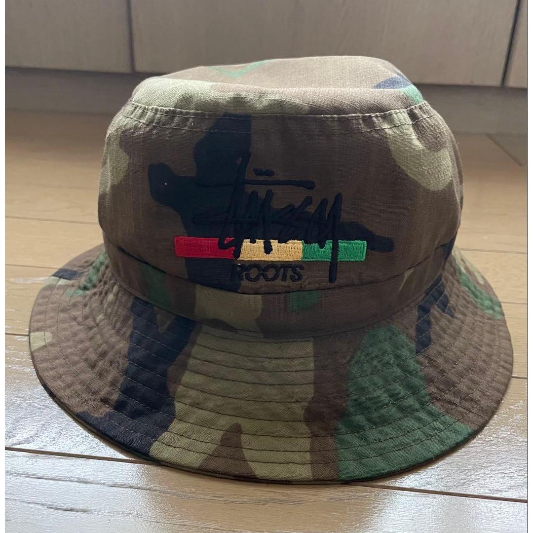 Used Final price reduction! Old Stussy Ripstop Camo Rasta Hat Made in USA