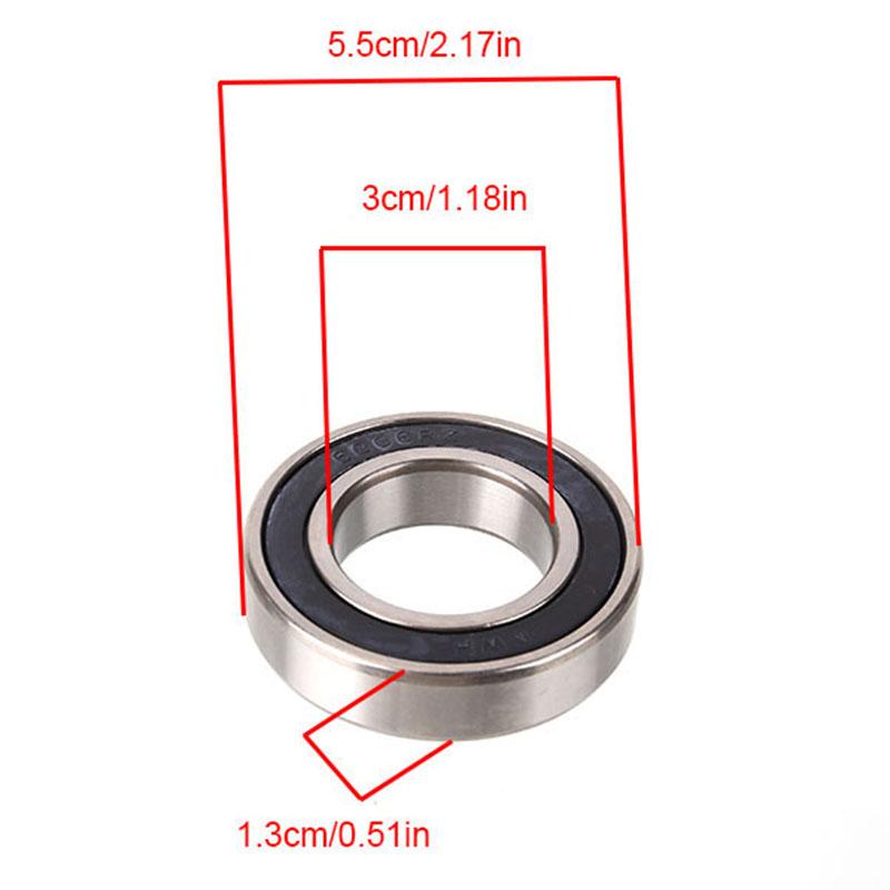Various 6008 Bearings 40mm 6004 Bearings 20mm 6006 Bearings 30mm Bicycle Bottom Bracket Spare Parts 6006RS Si3N4 Ball Bearings