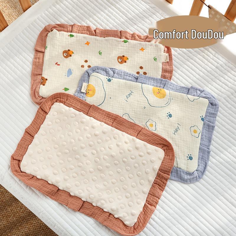 A-Grade Pure Cotton Cloud Pillow for Newborns - Soft & Comforting for All Seasons