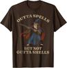 Uten trylleformler, men ikke uten skjell Trollmann Fantasy Meme T-skjorte Unisex T-skjorte
