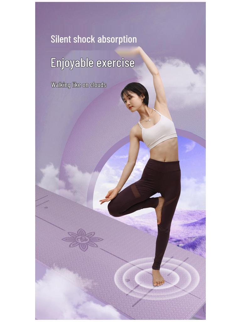 Thickened Double Person Non-Slip Yoga & Dance Mat with Silent Shock Absorption