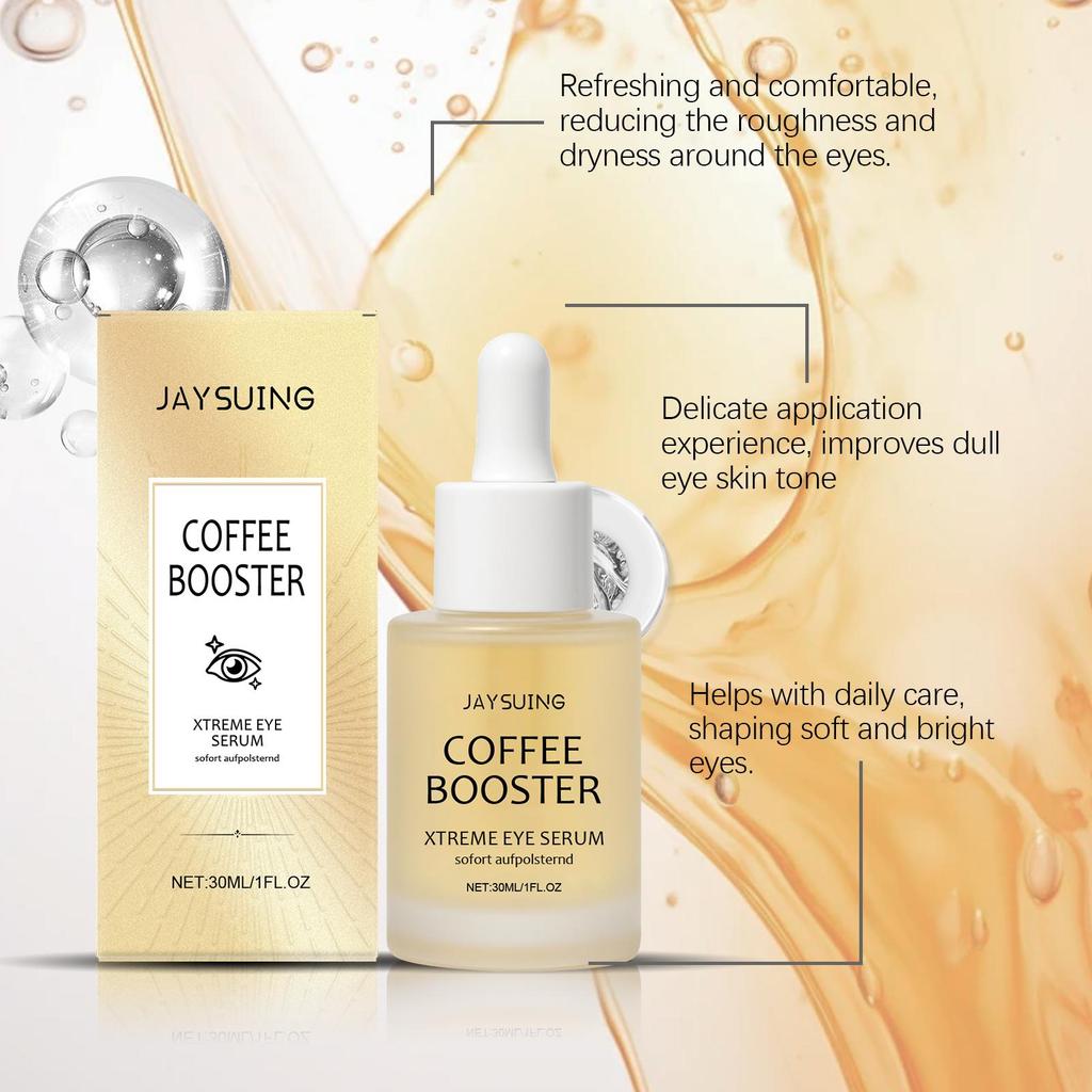 Caffeine Eye Serum Gently Refines the Skin Around the Eyes with a Moisturizing and Refreshing Treatment Essence.