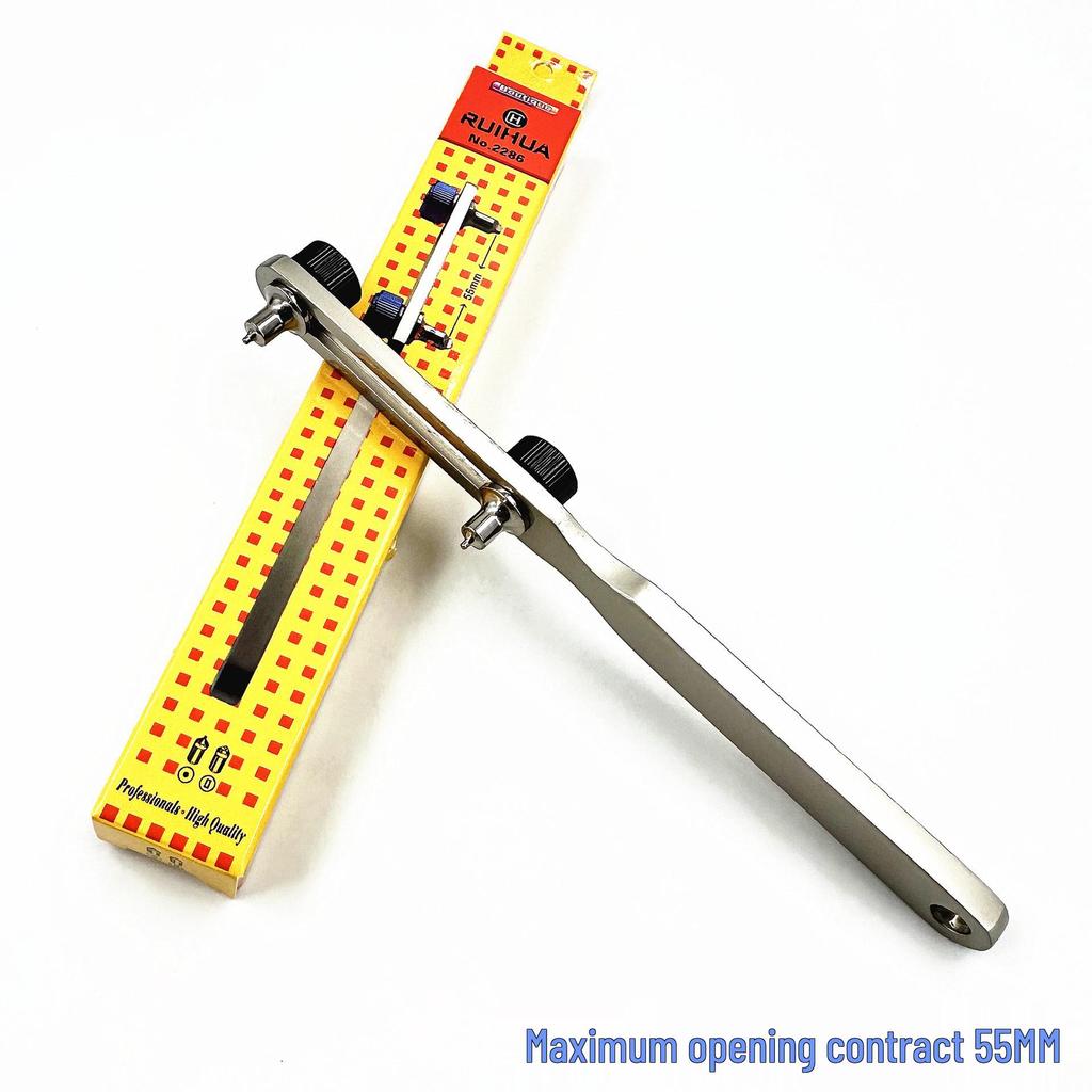 Two-Jaw Watch Case Opener Set for Repair & Battery Replacement