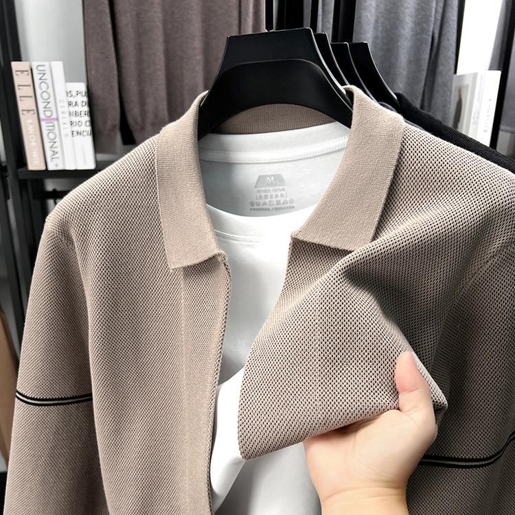 Winter Lapel Collar Loose Fit Long Sleeve Casual Middle-Aged & Young Coat M
