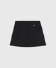 Lugkaeseuteu Nelly Summer Wool Mini Skirt_Black