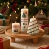 Decorative Graphics for Candles Christmas Candle Transfer Stickers, DIY Holiday Craft Supplies, Waterproof Water Decals Making And Festive Home Decor