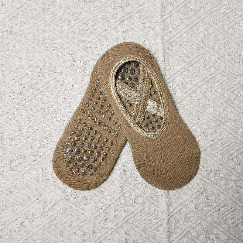 

Хлопковые женские носки для йоги с антискользящей подошвой, спортивные носки, которые впитывают пот и удобны для домашнего использования, носки для пола