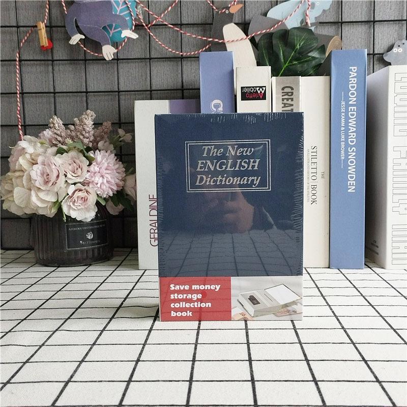 Creative Dictionary Book Safe Plastic Piggy Bank Key Safe English Dictionary Password Box Piggy Bank