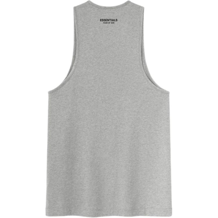 Fear of God Essentials Essential Tank Concrete Heather Unisex Tops Grey 125SP254235F