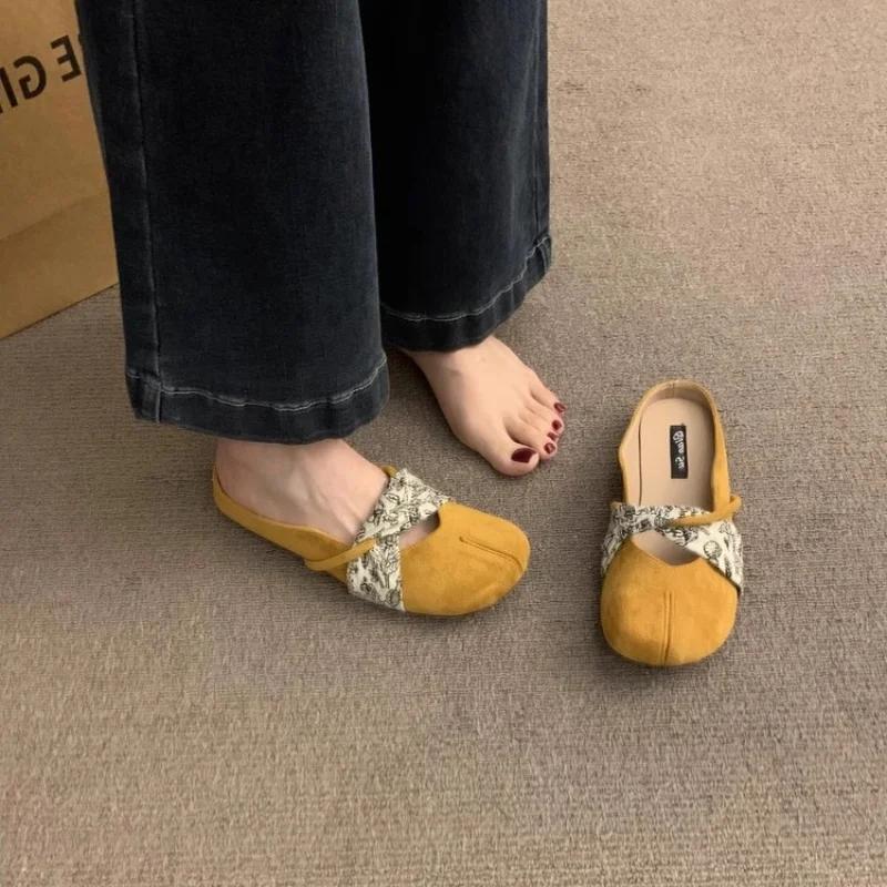 Mode Hausschuhe Damen Sommerschuhe Slipper Zehenbedeckt Pantoffeln Pantoletten Weich 2025 Flach Flache Schuhe Damen Damenhausschuhe Outdoor Pantoletten Lo