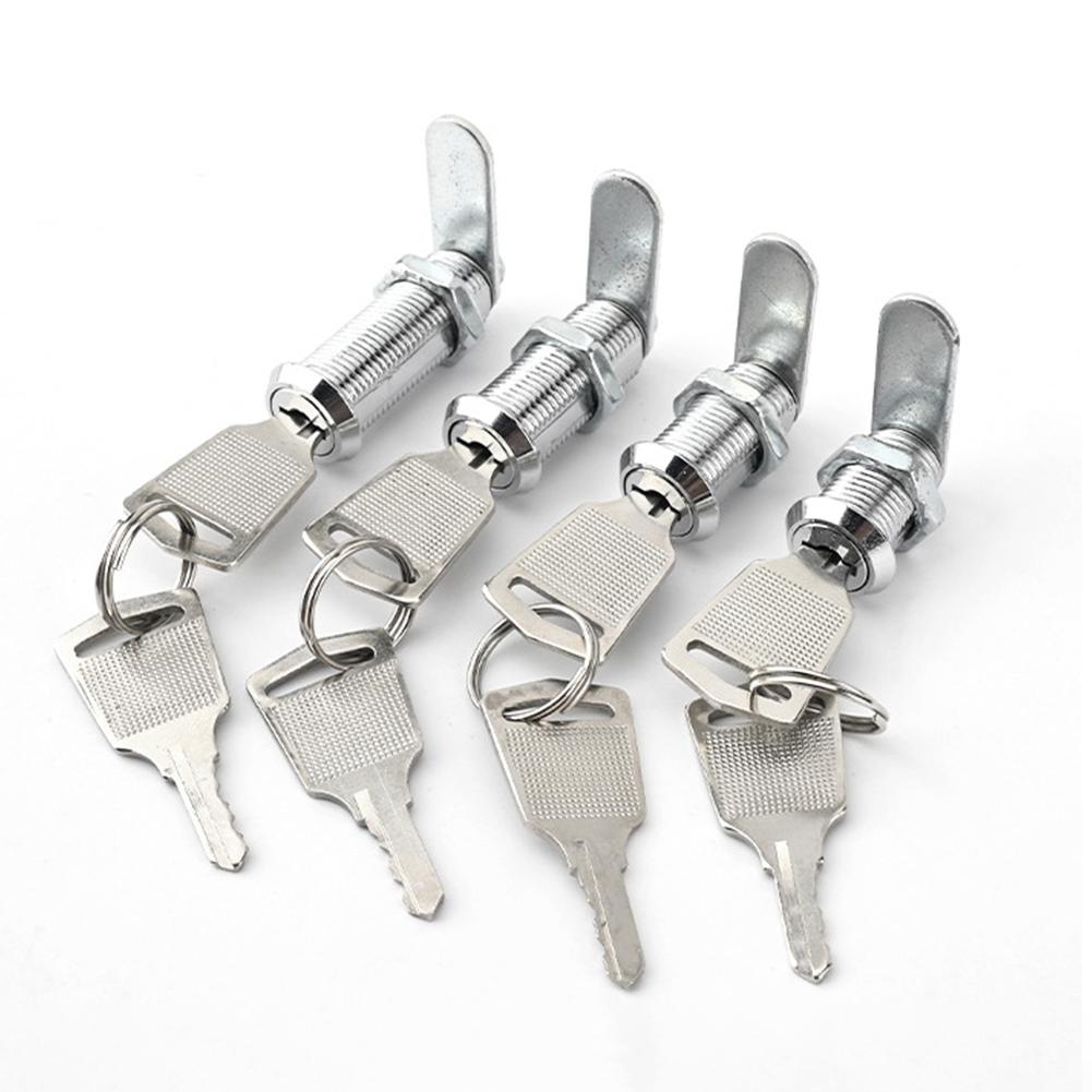 Cam Lock For Mailbox File Cabinet Lock 16mm Enhanced Security Mechanism Long-lasting Performance Two Spare Keys