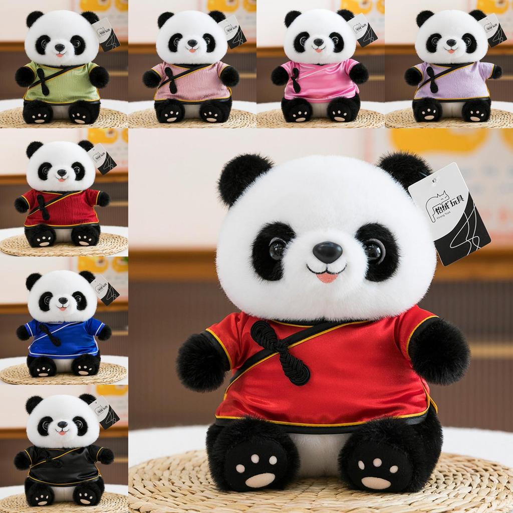 Panda Plush Toy Chinese Style Stuffed Animal Gift For Children