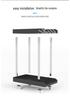 Double-Layer Desktop Computer Stand with Cooling and Storage