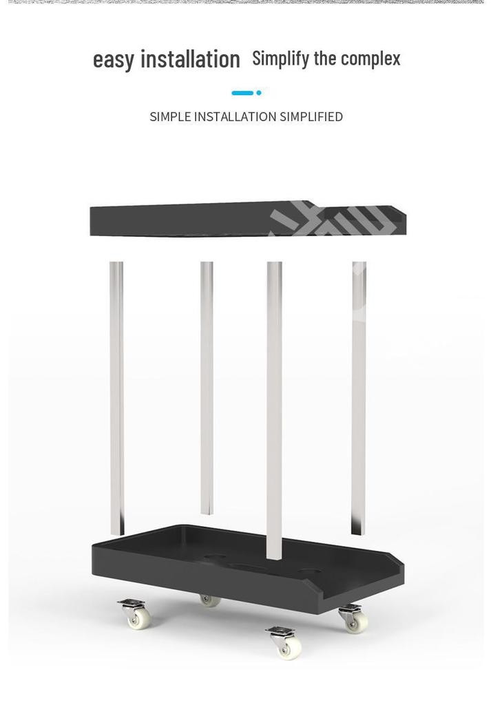 Double-Layer Desktop Computer Stand with Cooling and Storage