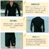 YFMAYI Men's Rash Guard, Long Sleeve Swimsuit, Open Front Leggings, Surf Pants, Fitness, UV Protection, 3-Piece Set