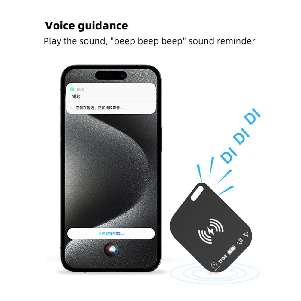 Ultra Thin Airtag Tracking Card Wireless Charging Smart Tag Gps Locator Anti-Lost Wallet Tracker Cards for Apple Find My Device