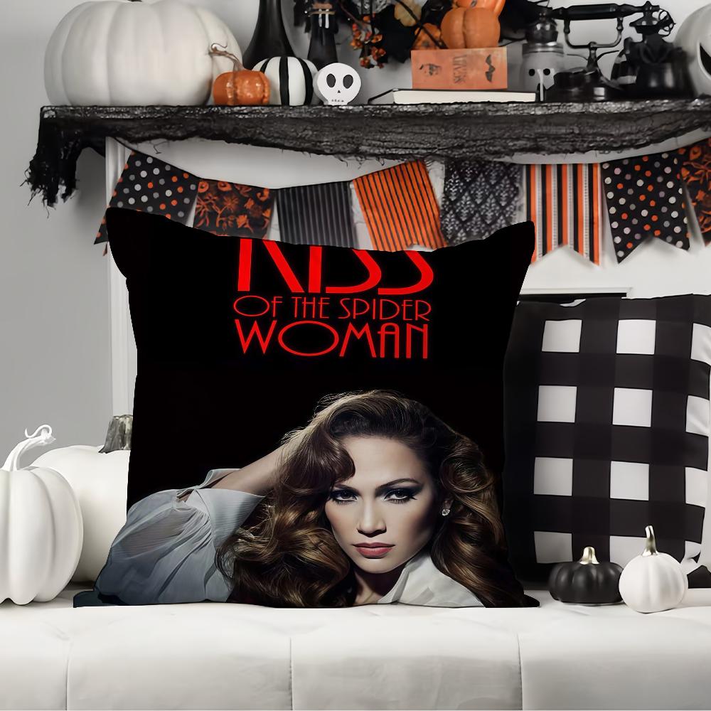 

American singer J-Jennifer L-Lopez Pillow Case Office Cushions Suitable For Sofa Car Bedroom Decorative Cushion Cover 12x12Inch