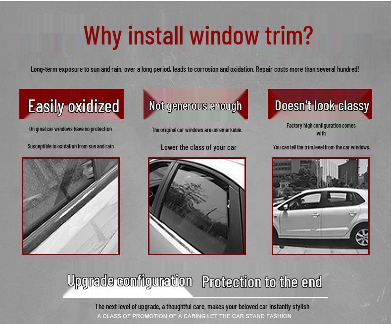 Modern Tucson Stainless Steel Window Trim Decorative Strip