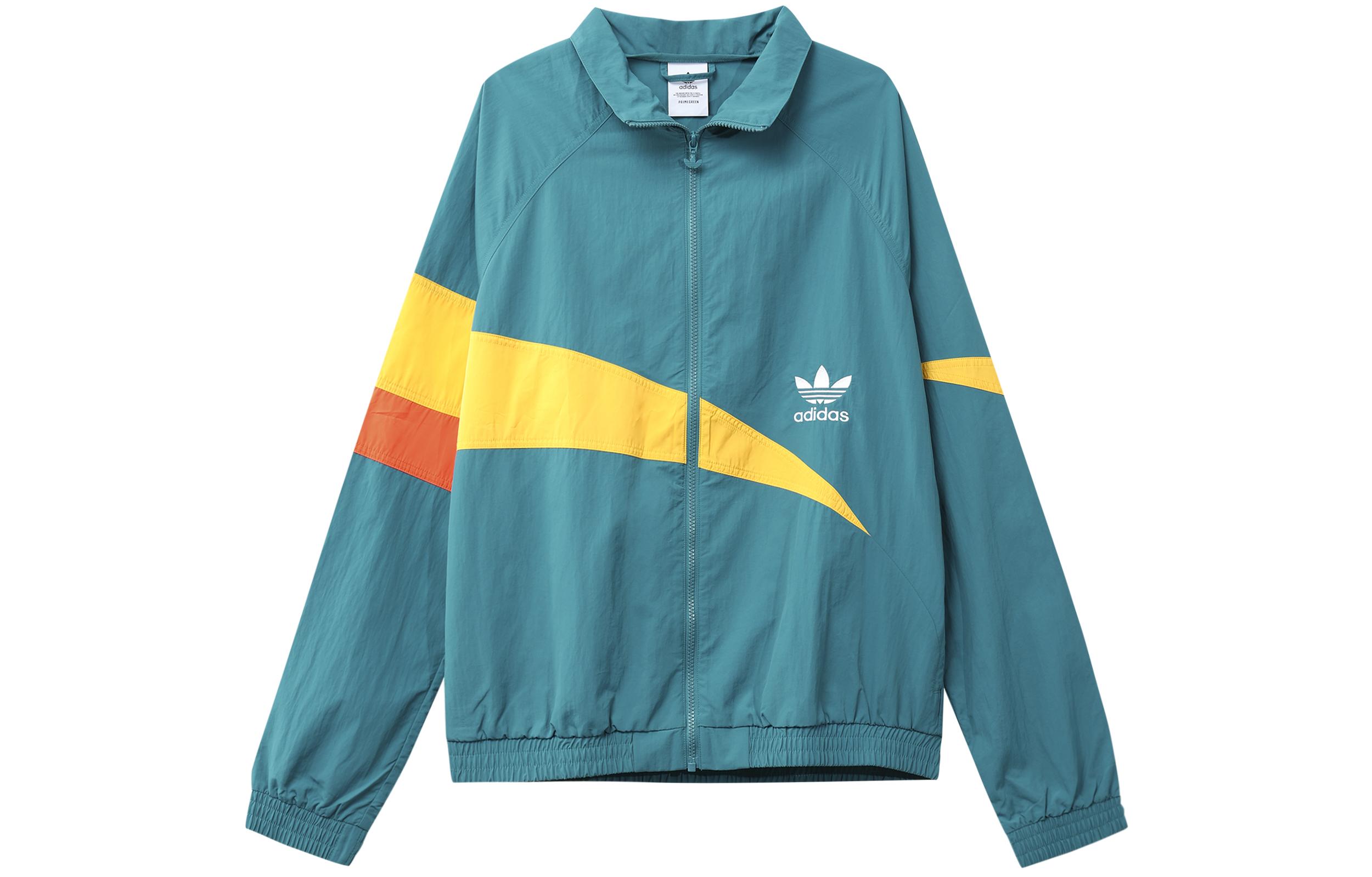 

Adidas Originals Ts Track Jackets Men s Water Duck Green Stand Collar Moderate Other H46699 M