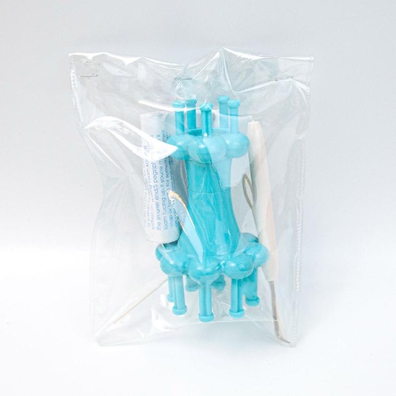 Professional Knit Spool Looms with Wool Set Cord Rope Knitting Weaving Tool with Colorful Wool 6-color/8-color Durable