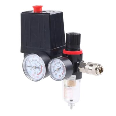 Air Compressor Pressure Switches with Integrated Manometer & Water Separators Pressure Control Valves for Compressors