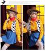 SCLYX Adult Women's Cowboy Cosplay Costume with Hat, Woody Costume, Toy Story Woody Costume, Halloween, Event, Party Costume #21185 (Women's, Size M)