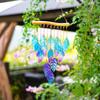 Home Decor Hanging Fish Shaped Wind Chime Novelty Colorful Sun Catcher Handmade Creative Light Collection Pendant Door