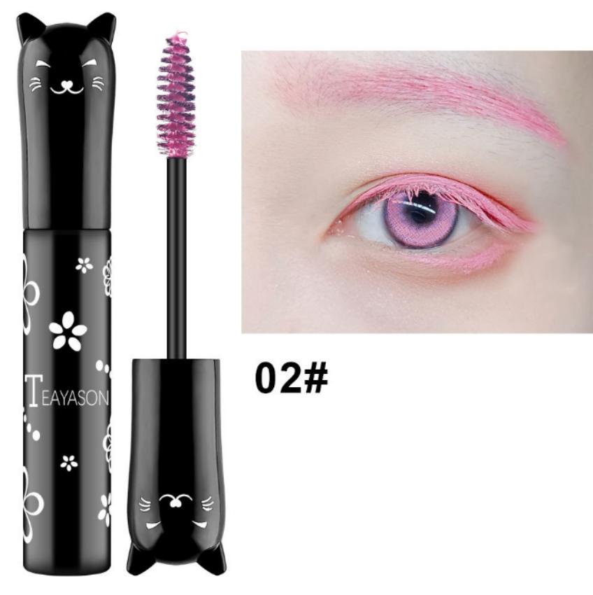 Черный макияж Макияж для глаз Цветная тушь для ресниц Водостойкая Подкручивание ресниц Удлиняющий макияж Ресницы Вечеринка Сцена Подводка для глаз Карандаш для глаз Ручка Красота