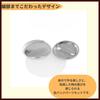 Ideamall Set mit Materialien zur Anstecknadelherstellung, Teile für Anstecknadelmaschinen, DIY-Basteln, 100-teiliges Set (Silber, 44mm)