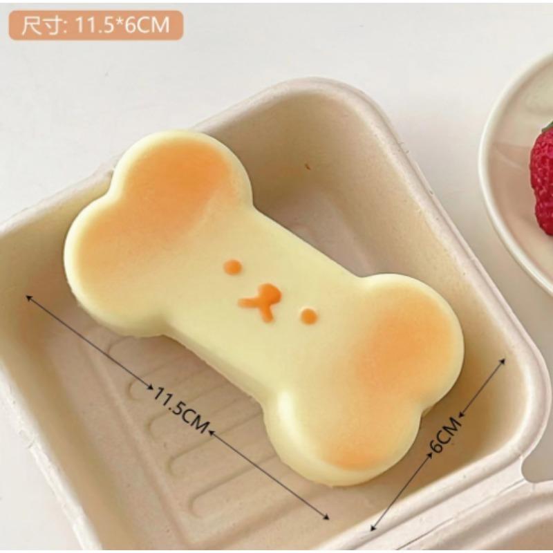 Simulated Bread, Cheese, Slow Rebound, Wet, Soft, Slow Kneading, Music, Stress Relief, Venting, Cute Toy